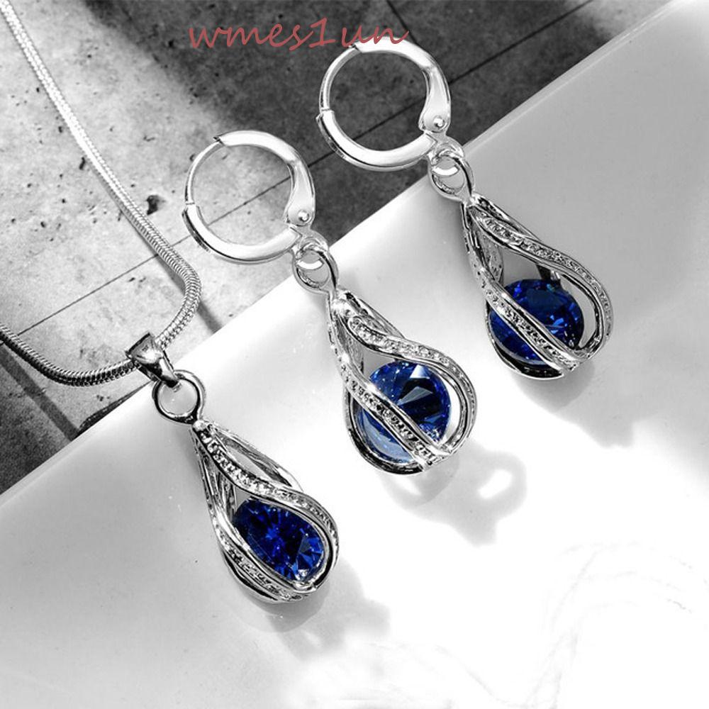 Bộ Trang Sức Thời Trang Hàn Quốc WMES15H Hình Xoắn Ốc Đơn Giản Tinh Tế