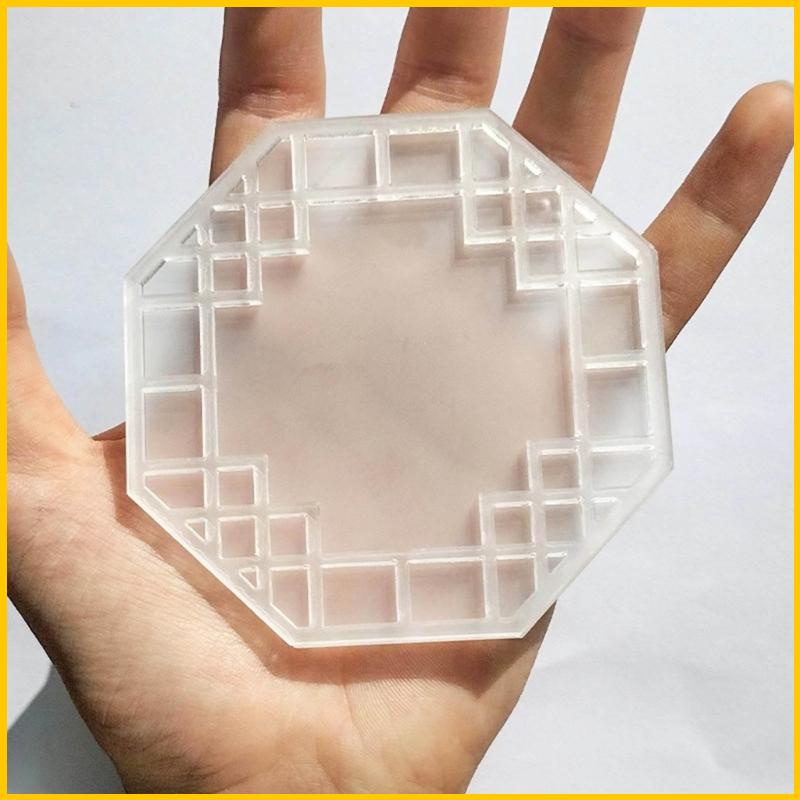 Thẻ Acrylic Họa Tiết Hình Học Retro Dùng Trưng Bày Trang Trí DIY