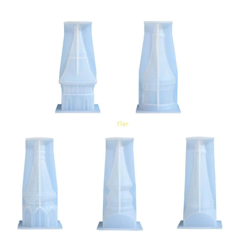 Set 1 Khuôn Silicone Làm Nhẫn Thủ Công DIY Hình Lâu Đài Lãng Mạn