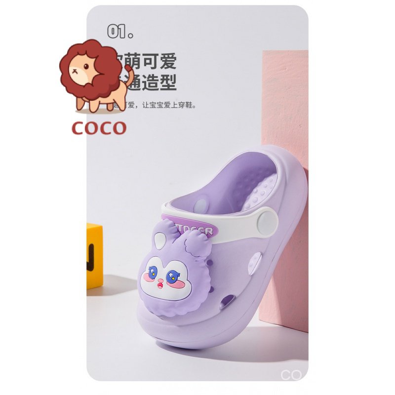 Dép Sandal Xỏ Ngón Chống Trượt Họa Tiết Hoạt Hình Thời Trang Mùa Hè Cho Bé Trai Và Gái