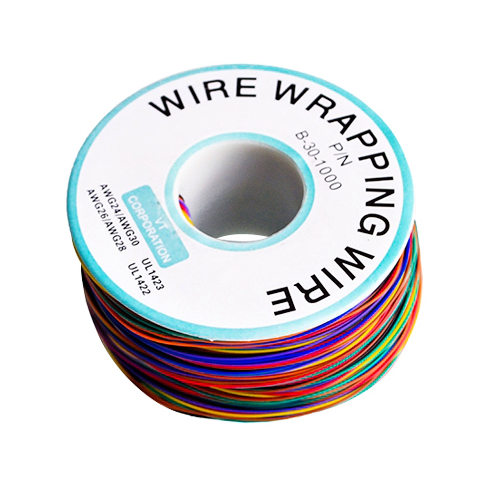Cáp cách điện RIRIHI 250M 30AWG 8 màu cho PCB