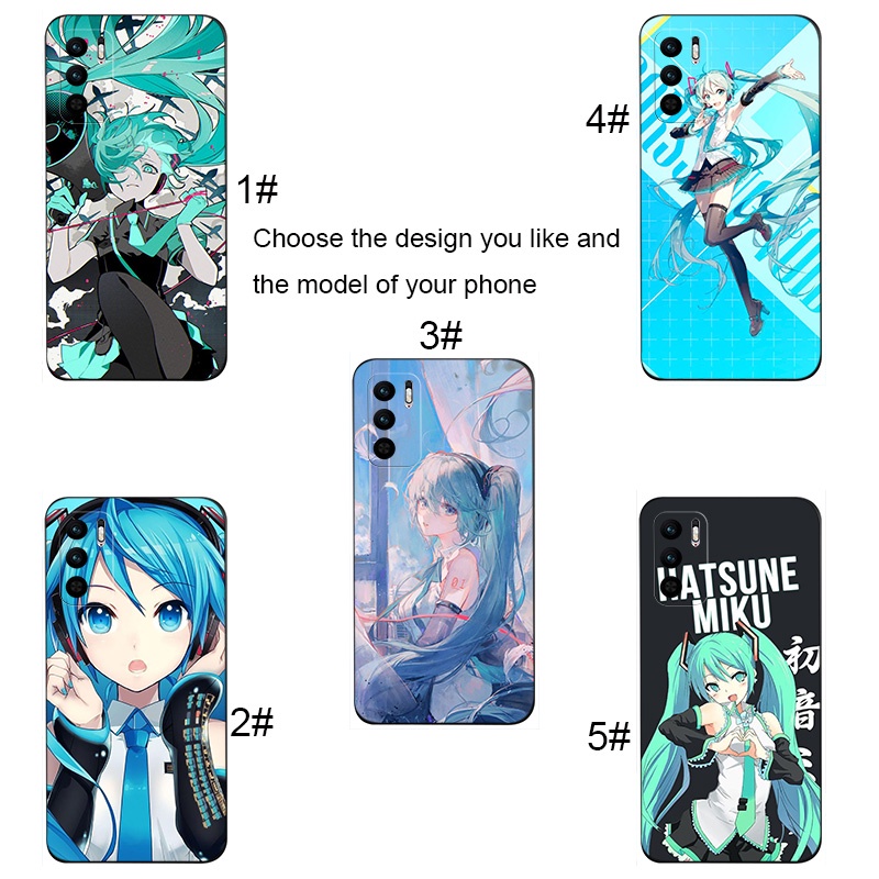 Ốp Điện Thoại Dẻo Họa Tiết Hoạt Hình Hatsune Miku Cho Xiaomi Redmi S2 9T 9A 9C NFC 9 Prime 10 K40 Pro 10X LJW56