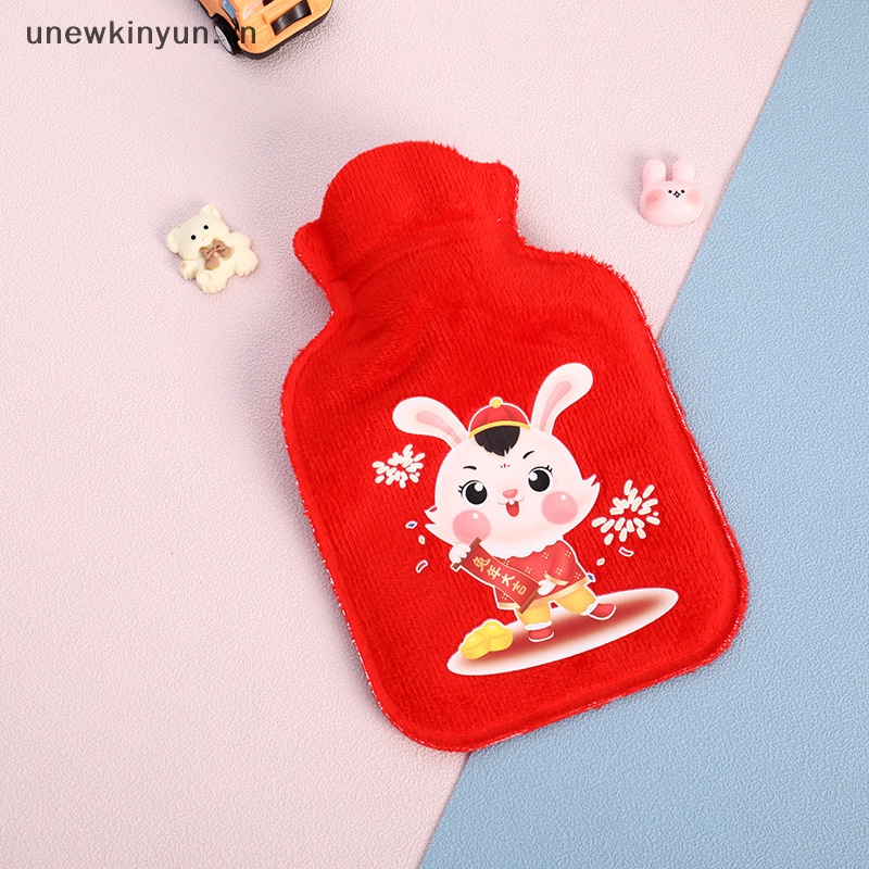 Túi Chườm Nước Nóng Bằng Lông Nhung Họa Tiết Giáng Sinh