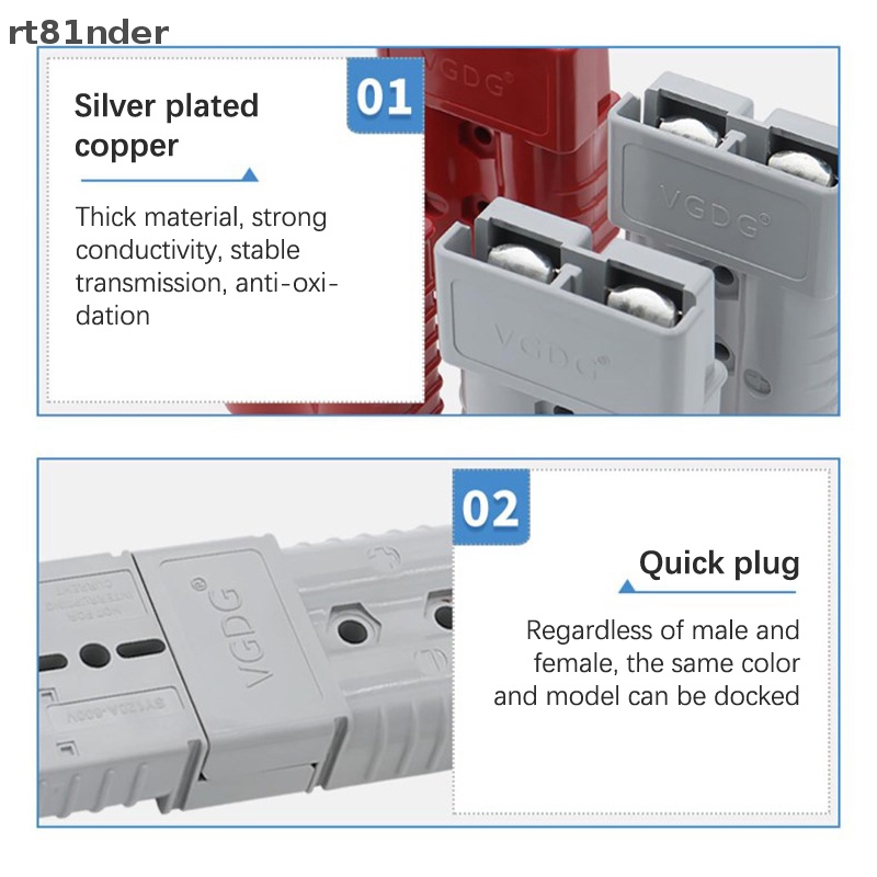 Phích Cắm Kết Nối Nhanh Chất Lượng Cao 50A 120A 600V