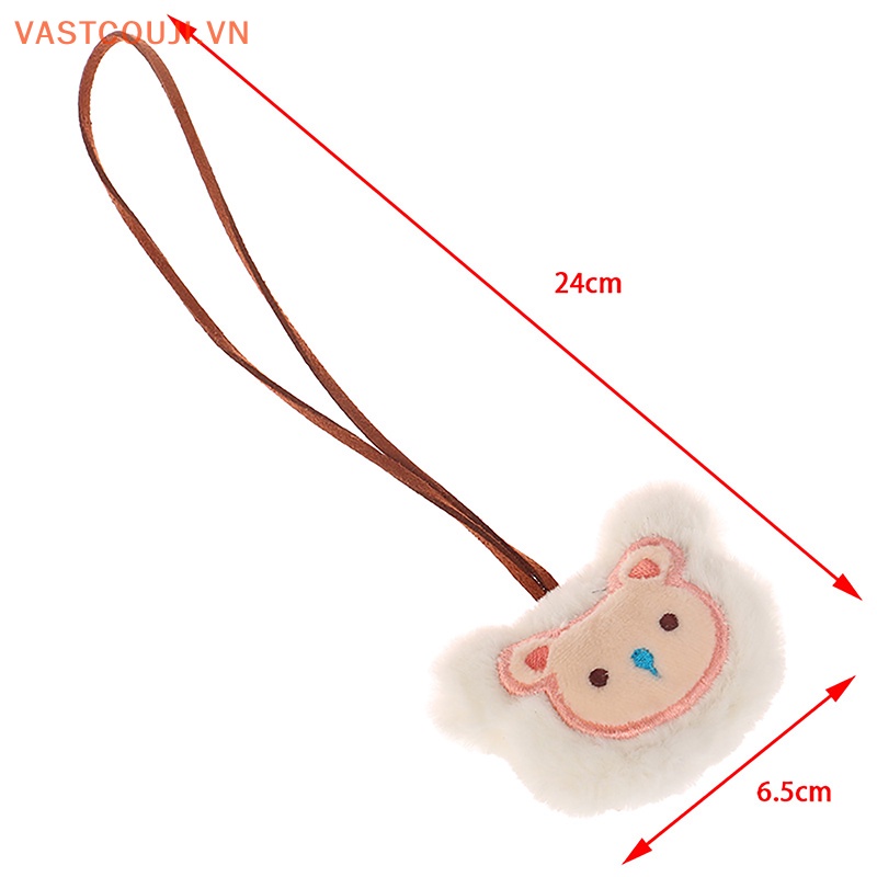 Móc Khóa Thỏ Nhồi Bông Nhỏ Nhắn Dễ Thương