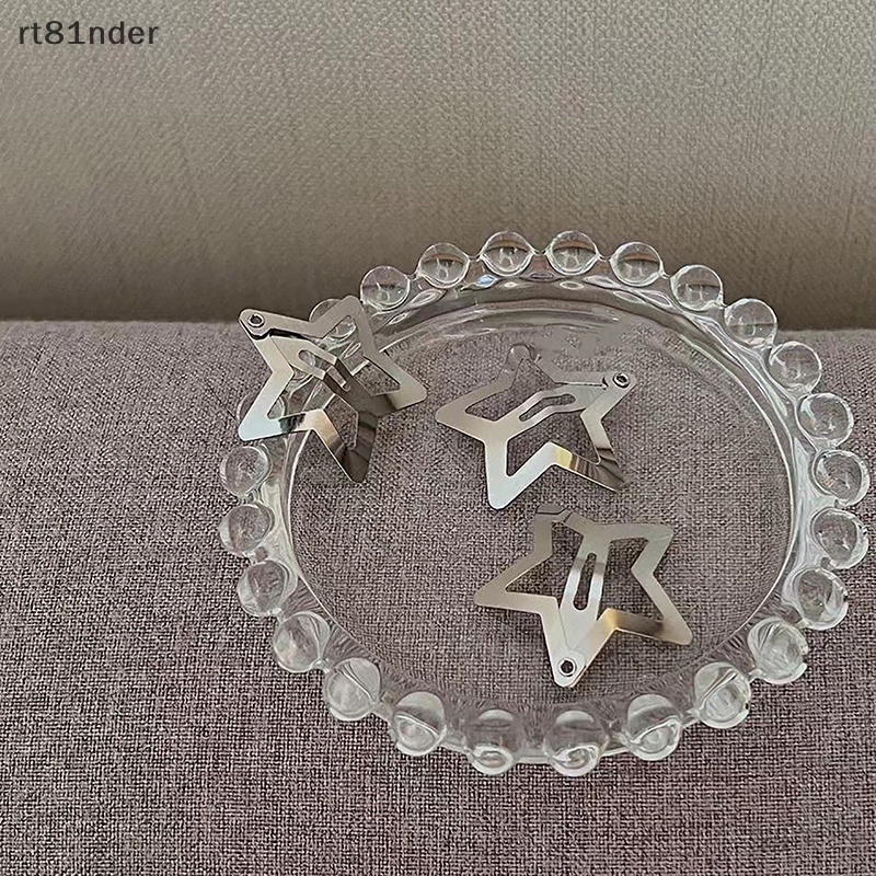 Rt Set 5 KẹP TóC HìNh Ngôi Sao MàU BạC ThờI Trang Cho Nữ