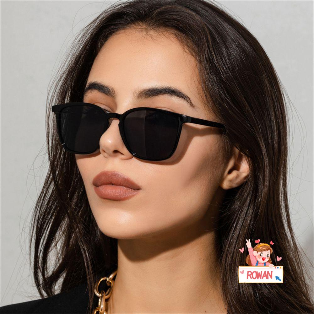 Kính Mát Gọng Vuông Chống Tia UV400 Phong Cách Retro