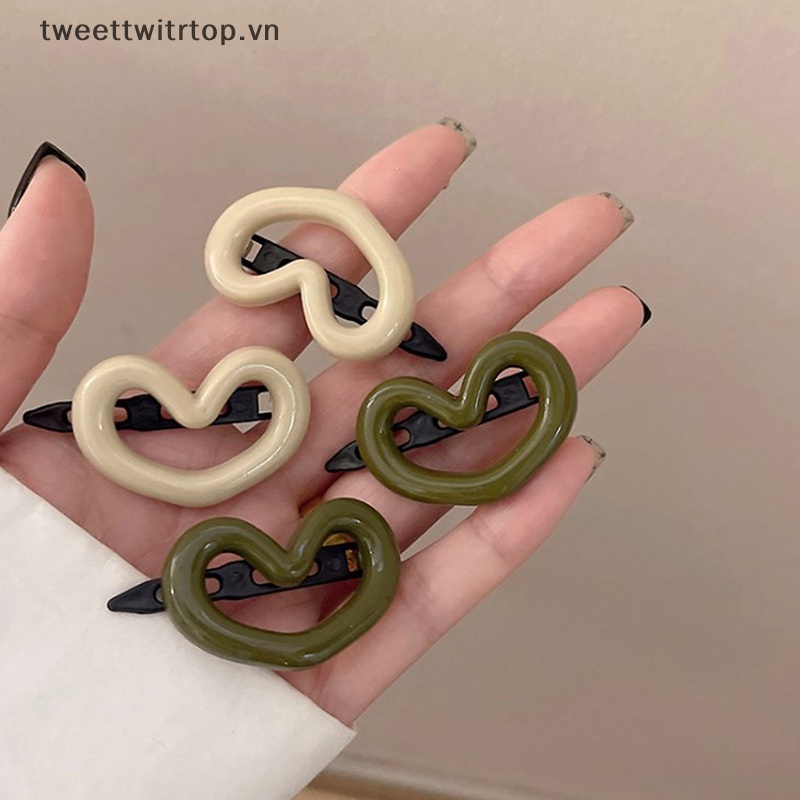 Set 2 Kẹp Tóc Càng Cua Phong Cách Vintage Thanh Lịch Cho Nữ