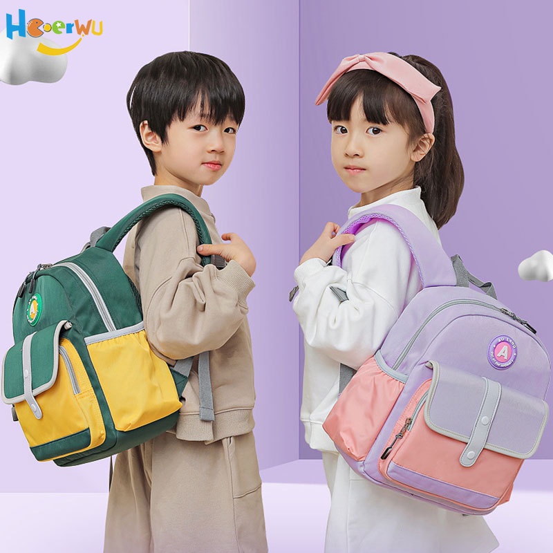 Ba Lô Đi Học Siêu Nhẹ In Họa Tiết Hoạt Hình Dễ Thương Cho Bé Mẫu Giáo