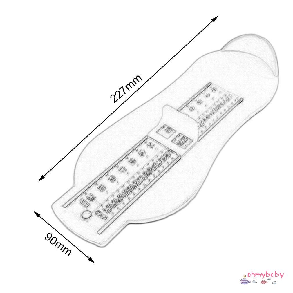 [Ready] Trẻ Em Đo Chân Dụng Cụ Giày Người Trợ Giúp Máy Tính Cỡ Sơ Sinh Thước Thiết Bị [Z/13]