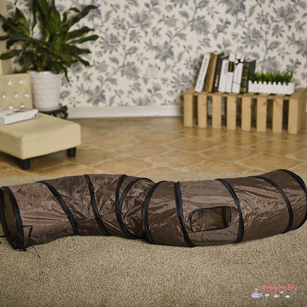 [InStock] Đồ Cho Thú Cưng Mèo Chơi Đường Hầm Hình Chữ S Có Thể Gập Lại Động Vật Drillet [Z/14]