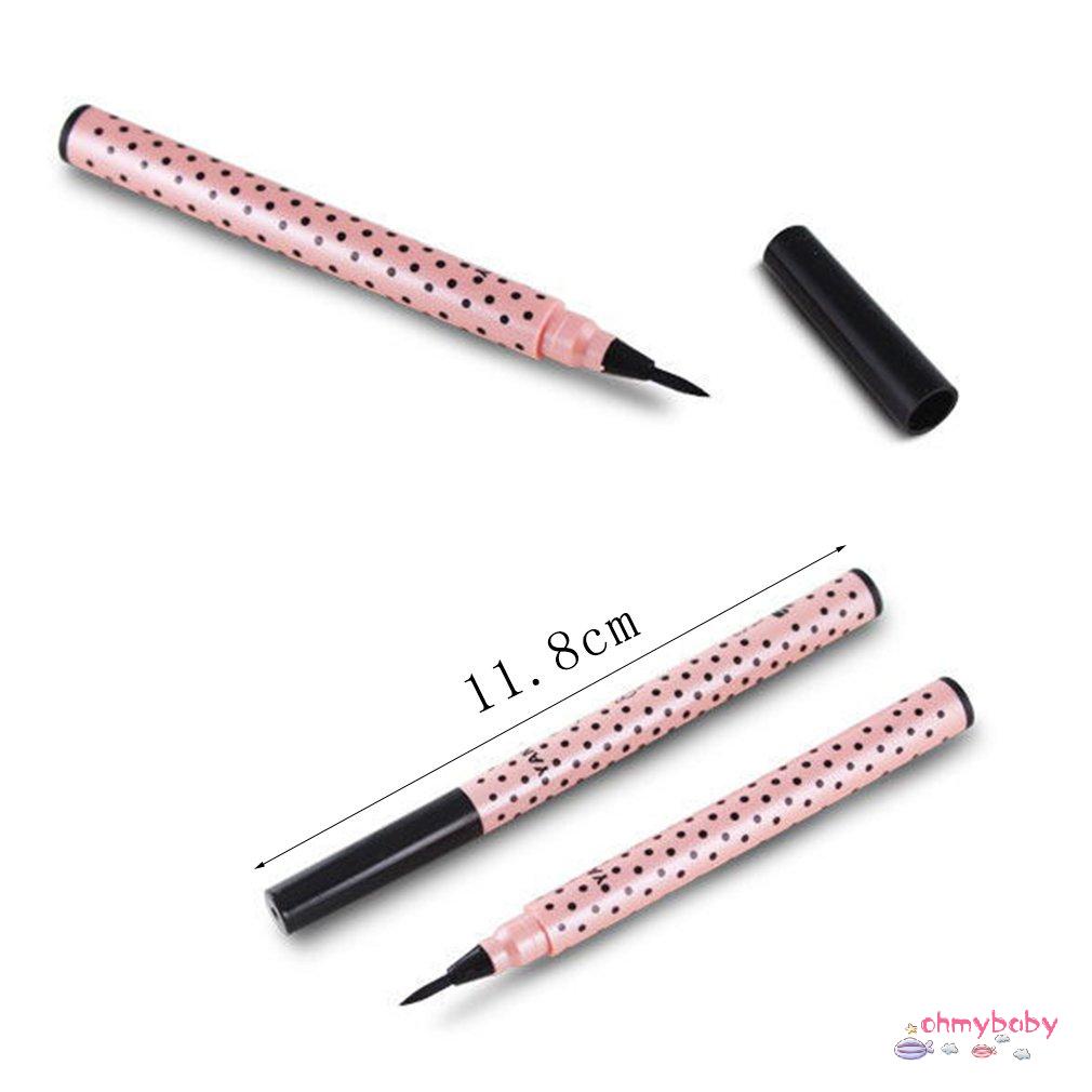 [OMB] Wave Point Lâu trôi Không thấm nước Nhanh khô Bút kẻ mắt Mỹ phẩm Làm đẹp Trang điểm Người phụ nữ dạng lỏng [Z/15]