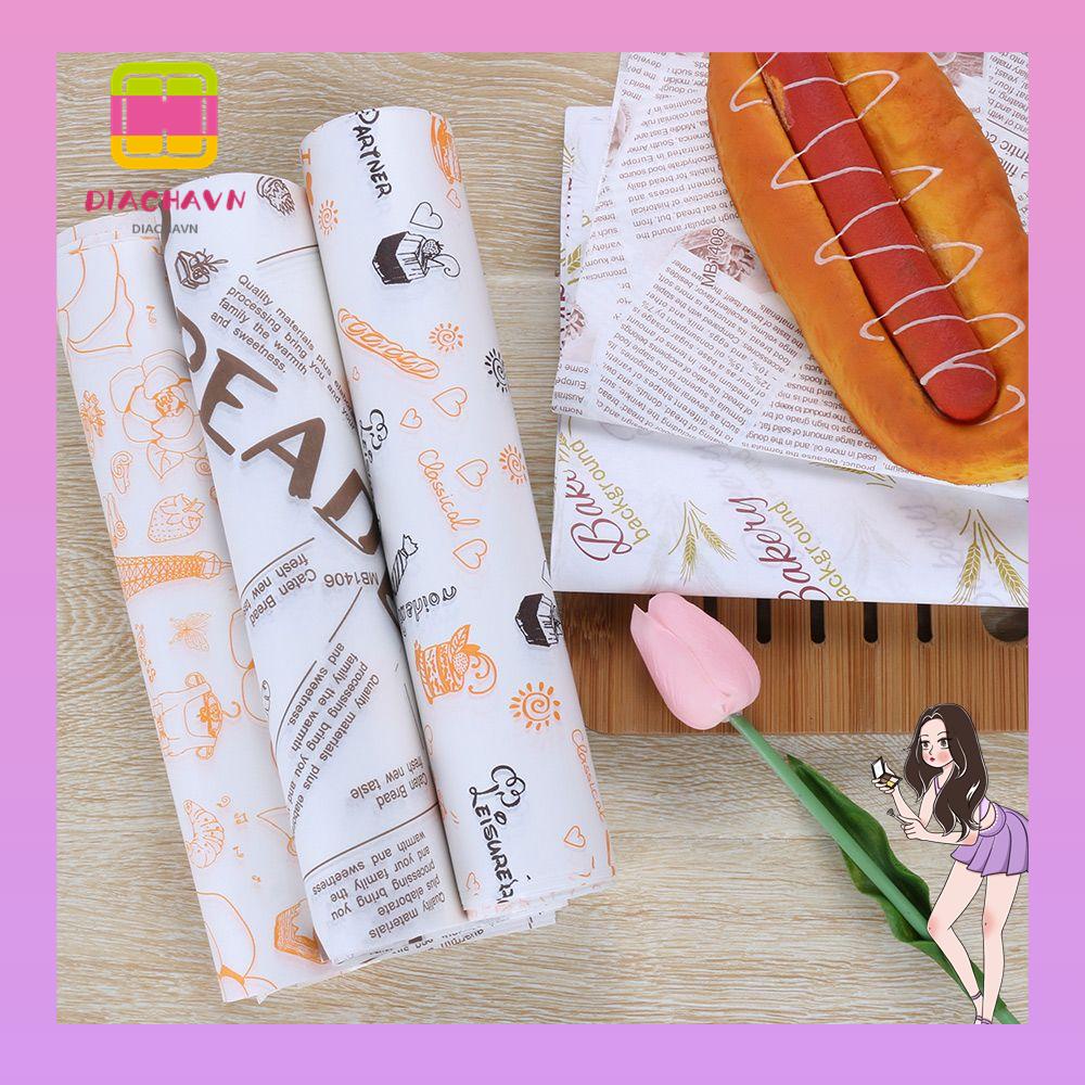 Giấy Gói Bánh Hamburger Chống Thấm Dầu Tiện Dụng