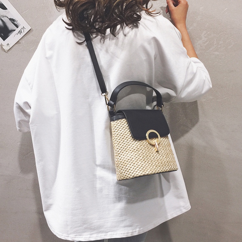 Túi cói Vai Bằng Rơm Thời Trang Sành Điệu Cho Nữ