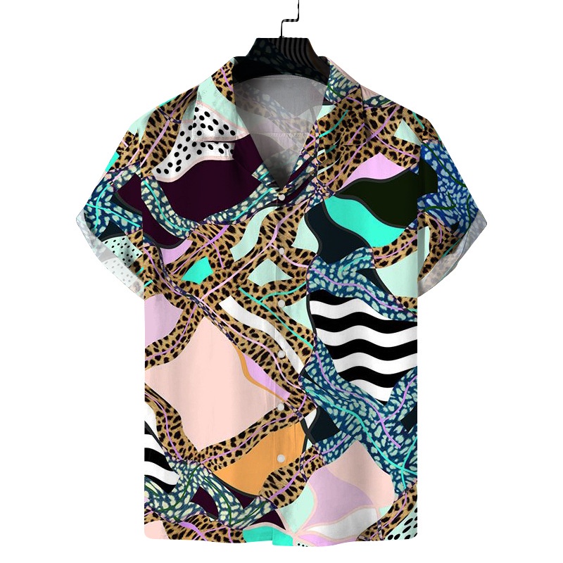 Áo Sơ Mi Tay Ngắn In Họa Tiết 3d Thời Trang Mùa Hè Cho Nam Và Nữ