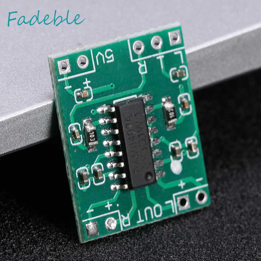 Set 5 Bảng Mạch Khuếch Đại Âm Thanh Kỹ Thuật Số 2x 3W Class D PAM8403 Mini USB
