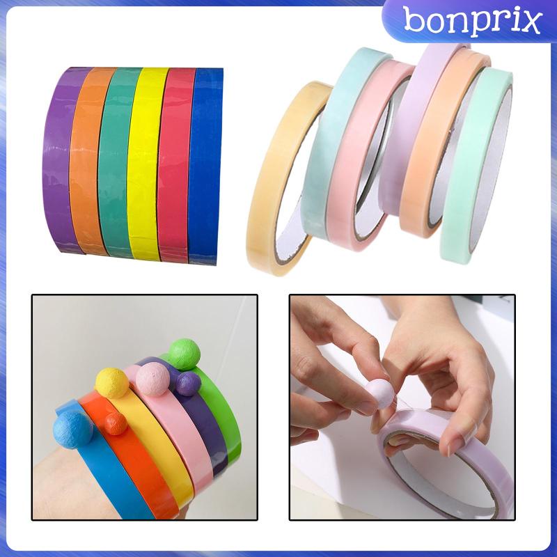 Set 6 Cuộn Băng Dính Màu Sắc Kẹo Ngọt Dành Cho Trẻ Em DIY