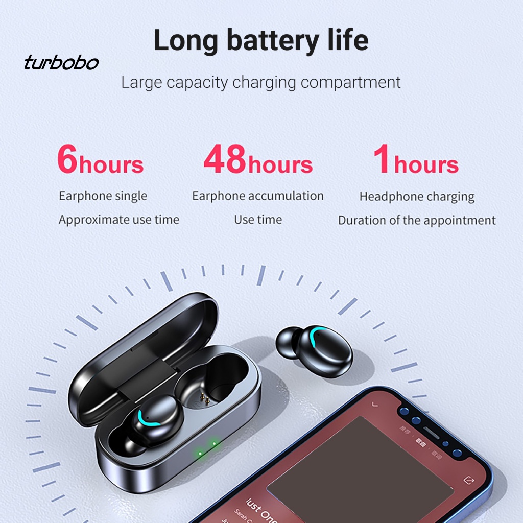 1 Cặp Tai Nghe Nhét Tai Không Dây Bluetooth S9 Chống Ồn Điều Khiển Cảm Ứng