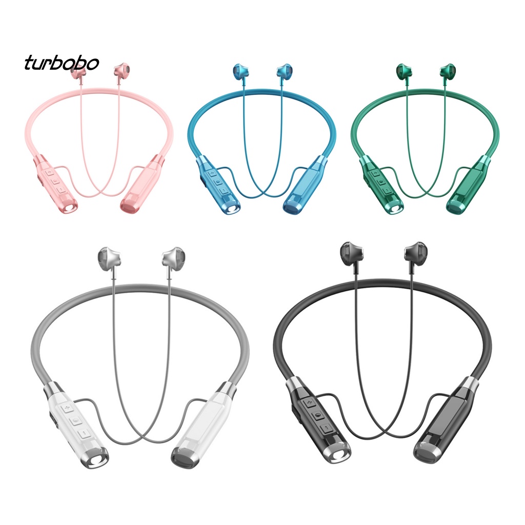 Turbobo Tai Nghe Thể Thao Không Dây Bluetooth 5.2 IPX5 Chống Nước Có Đèn Pin Từ Tính