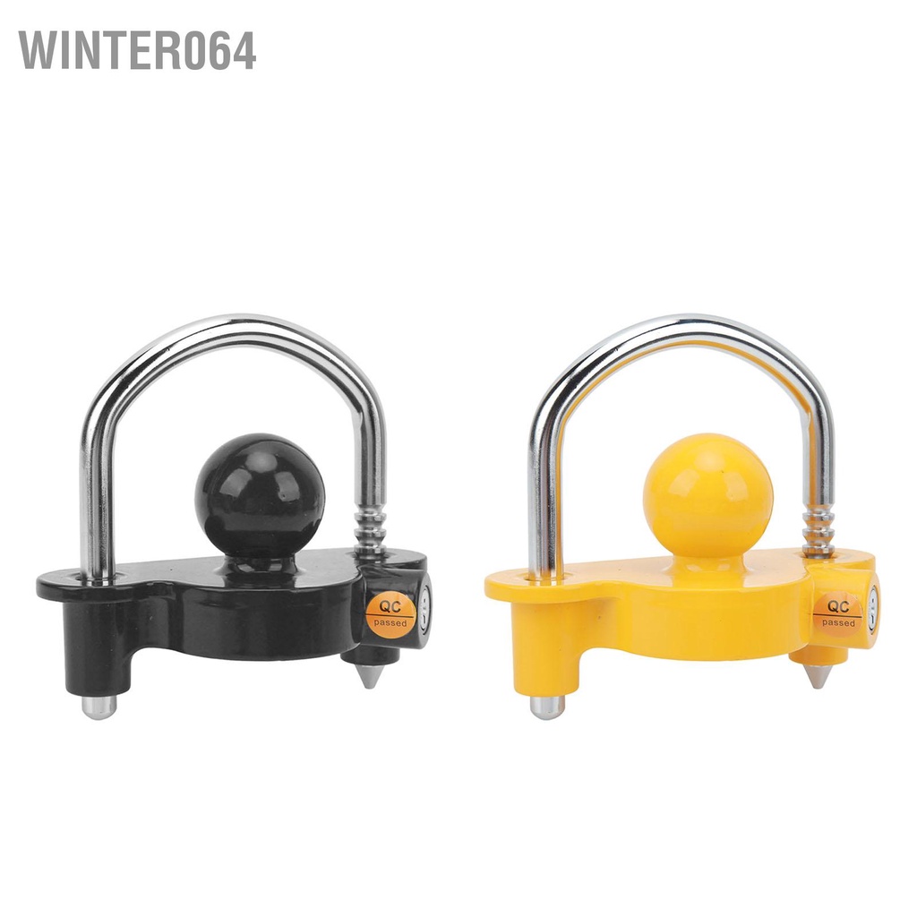 Winter064 Trailer Hitch Ball Lock Có Thể Điều Chỉnh Heavy Duty Steel cho 1 đến 7/8 trong 2in Khớp Nối 2 5/16in với Chìa Khóa