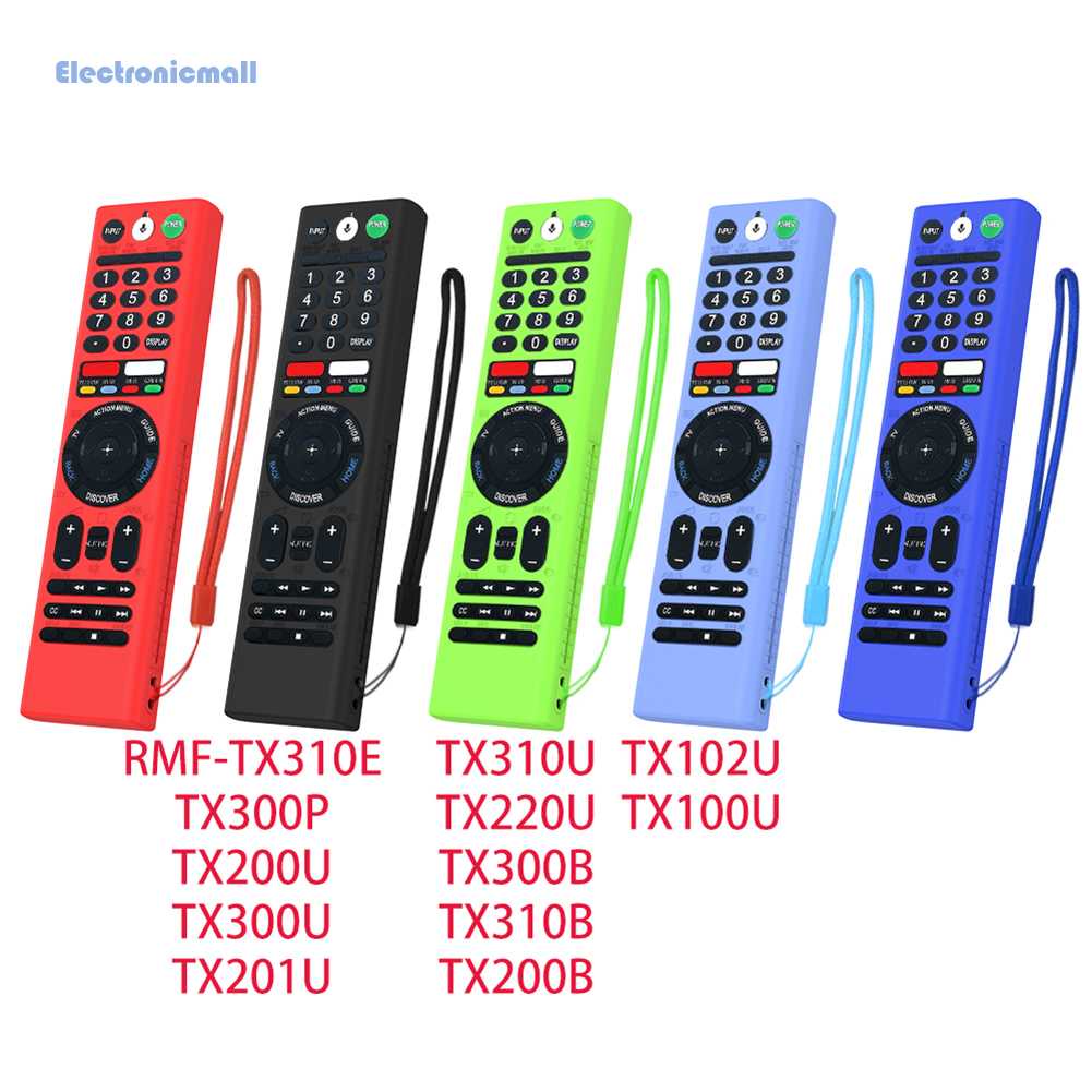 Vỏ Bọc Điều Khiển Từ Xa Bằng Silicon Chống Rơi Kèm Dây Đeo Cho Sony RMF-TX310E TX310U TX300B ElectronicMall01.vn