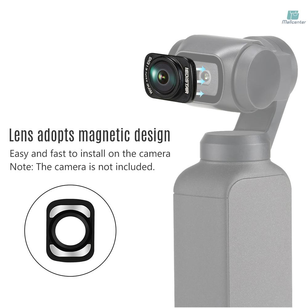 Portable Wide Angle Lens Magnetic Adsorption Accessory Replacement for DJI OSMO Pocket Handheld Gimbal Camera
