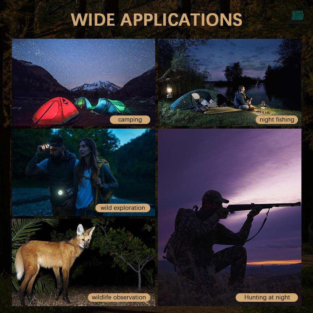 Outdoor Night Vision Monocular IR Infrared Digital Monoculars 1.5 Inch TFT Screen High Definition Video Photo 4X Digital Zoom 150-1000M Full Dark Viewing for Camping Hiking Wildlife Watching