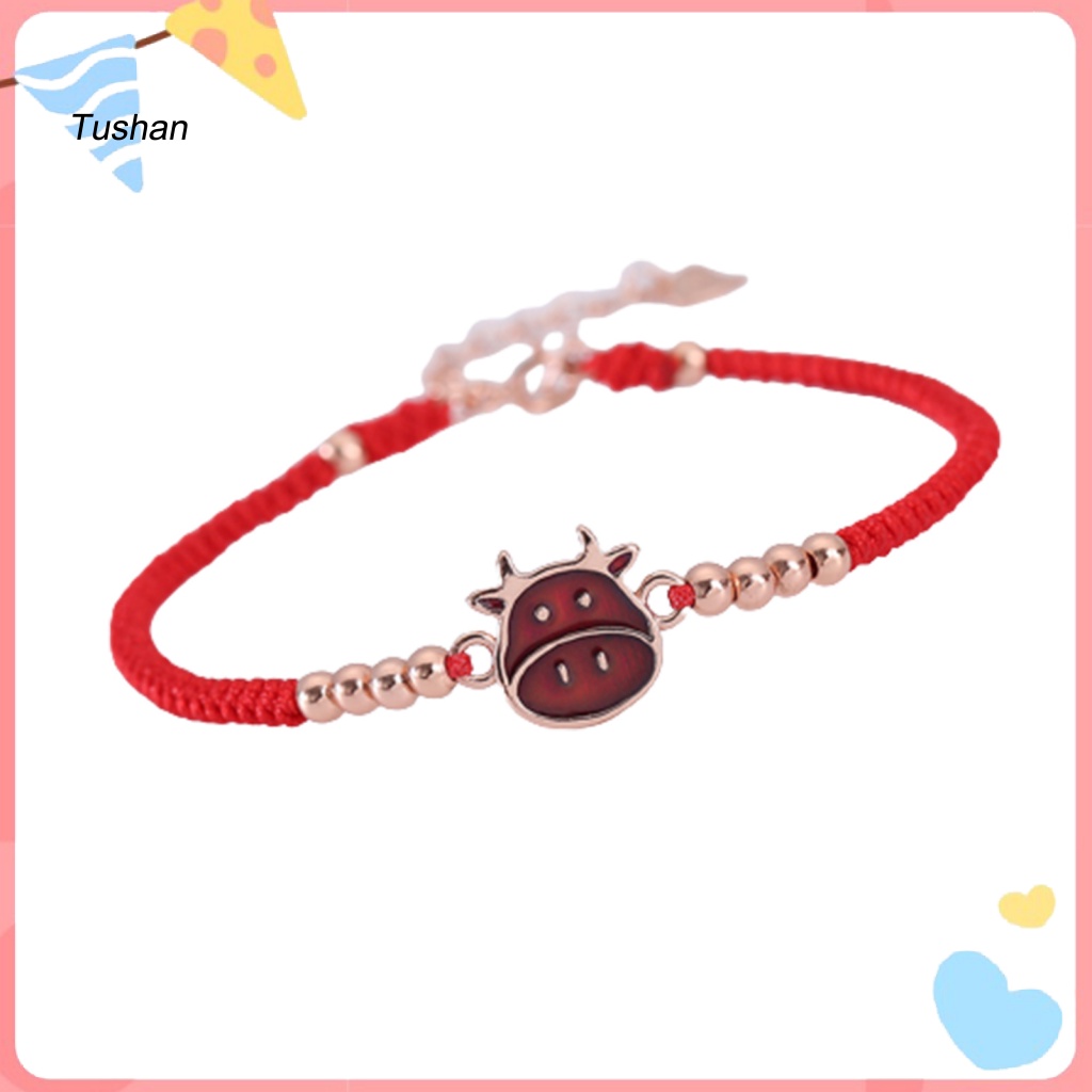 Vòng Đeo Tay Bạc Họa Tiết Cung Hoàng Đạo Hoạt Hình Có Thể Điều Chỉnh Kích Cỡ Dành Cho Nữ
