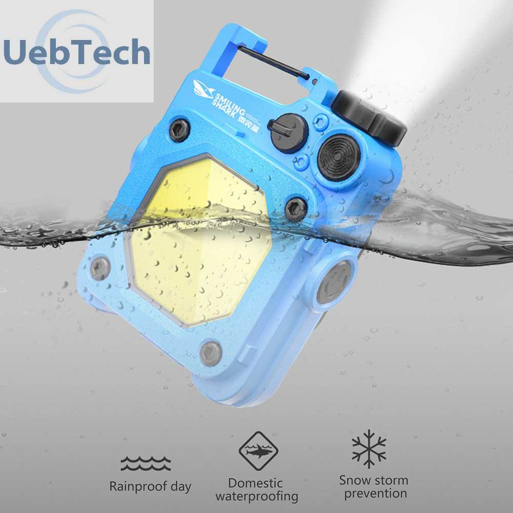 Móc Khóa Đèn LED COB Mini 6 Chế Độ Kèm Sạc USB Loại C Tiện Dụng