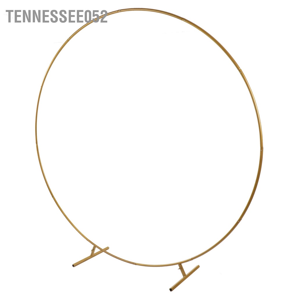 Tennessee052 Vòng Phông Nền Đứng Sắt Tròn Cưới Vòm Cho Lễ Tình Nhân Sinh Nhật Trang Trí Giáng 6.7ft Vàng