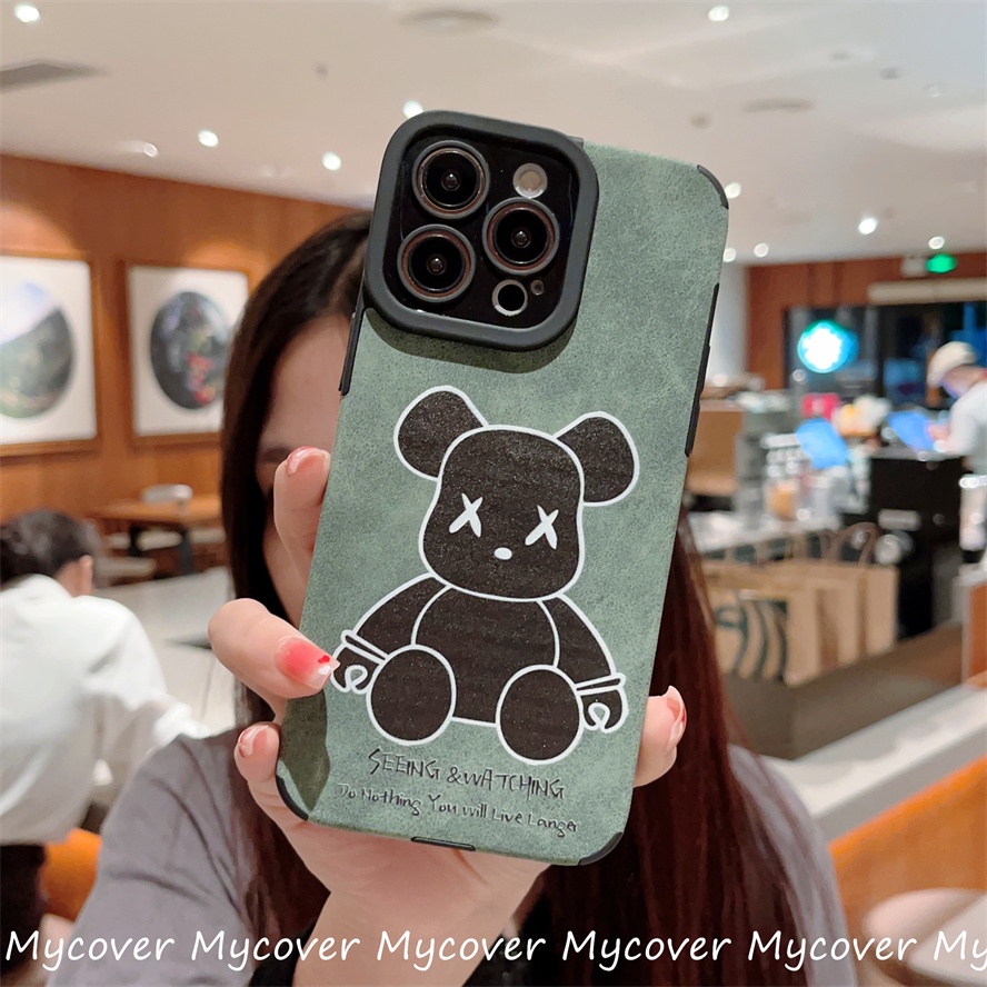 Ốp Điện Thoại Da Mềm In Hình Kaws Thời Trang Cho iPhone 11 13 12 14 Pro Max X XR Xs Max 6 7 8 Plus