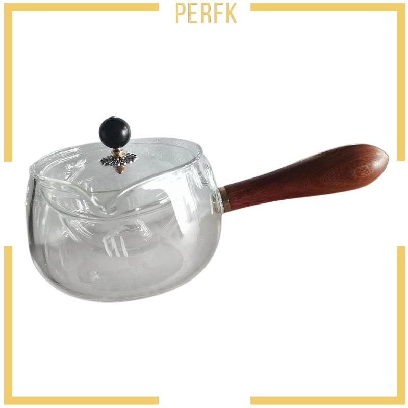 Ấm Trà Bằng Thủy Tinh Trong Suốt Dung Tích 500ml Có Thể Tháo Rời