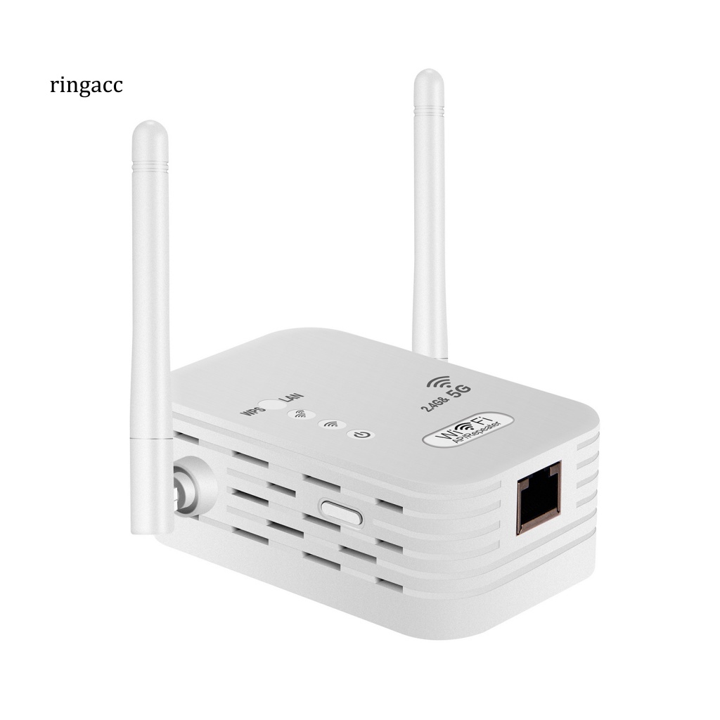 Thiết Bị Khuếch Đại Tín Hiệu WiFi Tốc Độ Cao Cổng Mạng Ethernet 1200Mbps Phích Cắm EU / US Chuyên Dụng Cho Văn Phòng