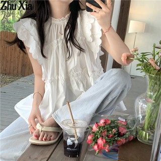 ZhuXia Đầm Búp Bê Không Tay Thanh Lịch Và Đẹp Mắt Thời Trang Mùa Hè Phong Cách Hàn Quốc Cho Nữ