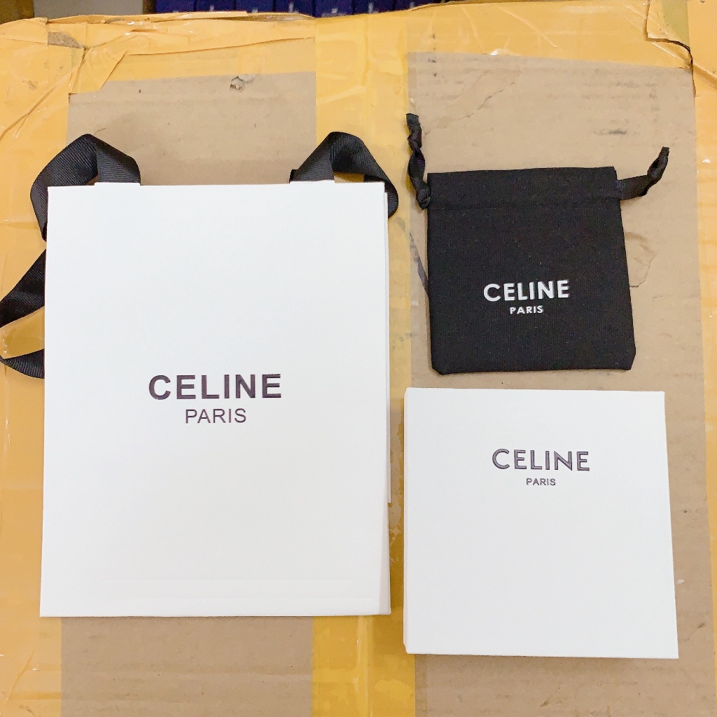 Bộ túi hộp đựng Trang sức Celine Fullset - Chuẩn hãng