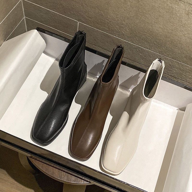 Giày Bốt Martin Phong Cách Pháp Thời Trang Mùa Thu Hàng Mới 2023