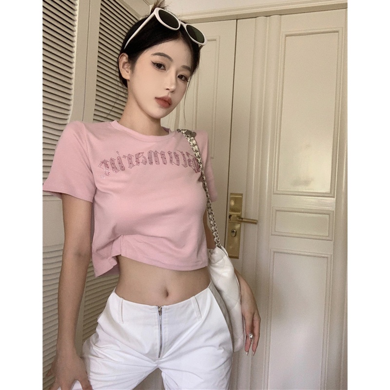 Áo Thun Ngắn Tay Cổ Tròn Dáng Rộng Thời Trang Mùa Hè Giản Dị