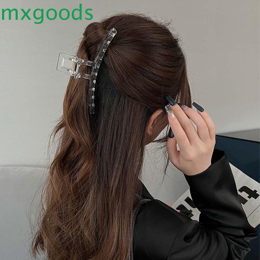 Kẹp Tóc Càng Cua Bằng Nhựa Cỡ Lớn Thanh Lịch Cho Nữ