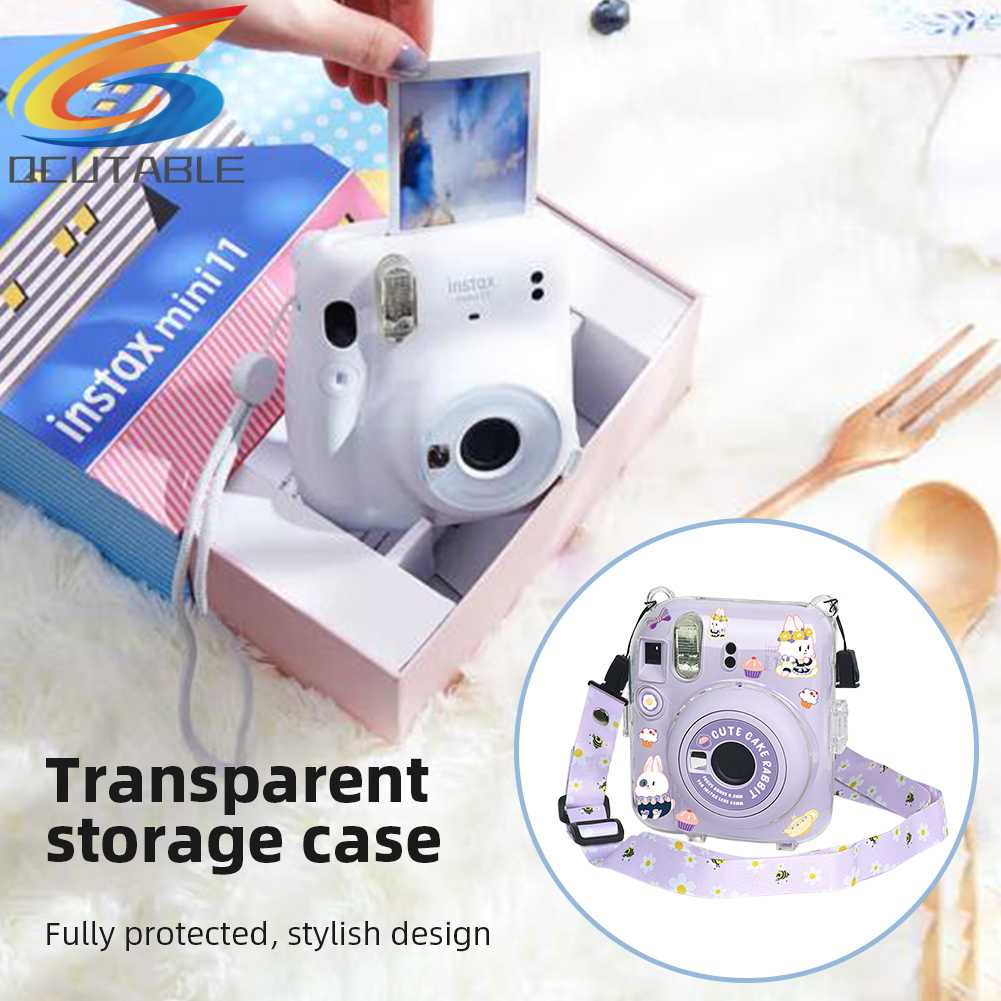 Ốp Bảo Vệ Máy Ảnh Kèm Dây Đeo Thời Trang Cho Mini