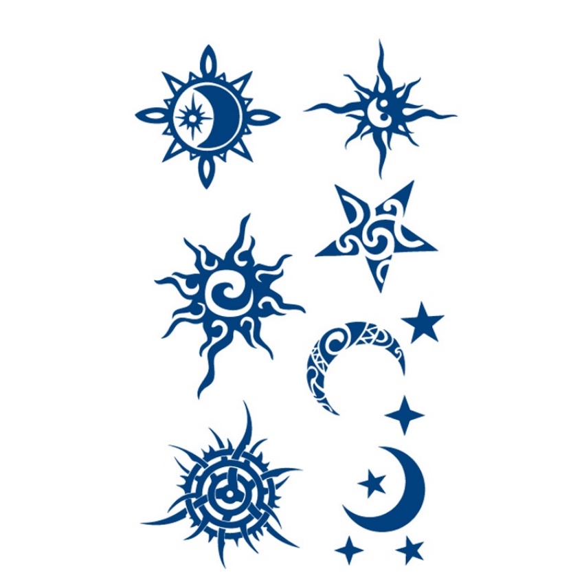 Hình Xăm Dán Tạm Thời Chống Nước Bán Vĩnh Viễn Trang Trí Cơ Thể Cho Nam Và Nữ