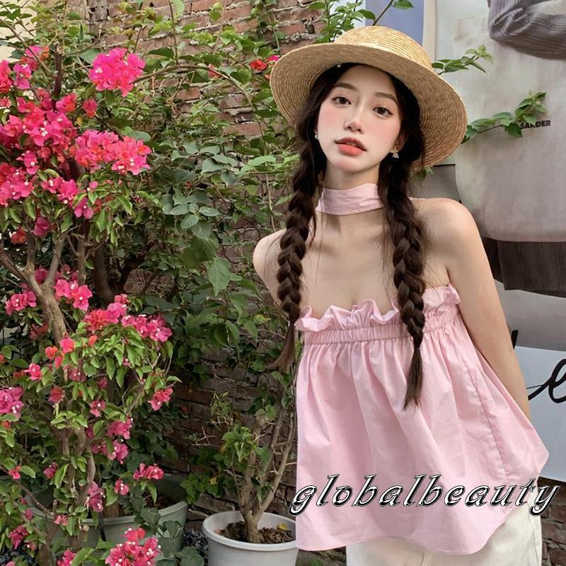 Áo Kiểu Trễ Vai Màu Sắc Thời Trang Mùa Hè Cho Nữ