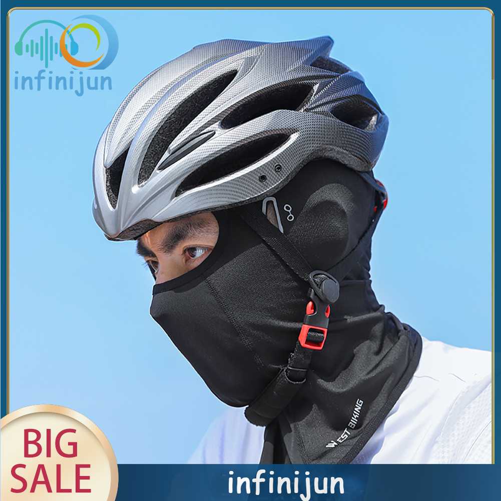 Khẩu Trang Có Mũ Trùm Chống Ẩm Dùng Đạp Xe / Leo Núi / Câu Cá