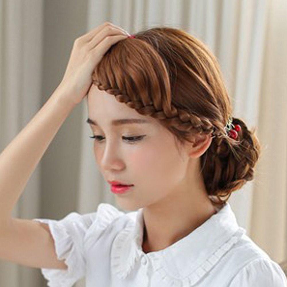 Tóc Mái Giả 15H Bồng Bềnh Tự Nhiên Cách Nhiệt Chất Lượng Cao Dành Cho Nữ