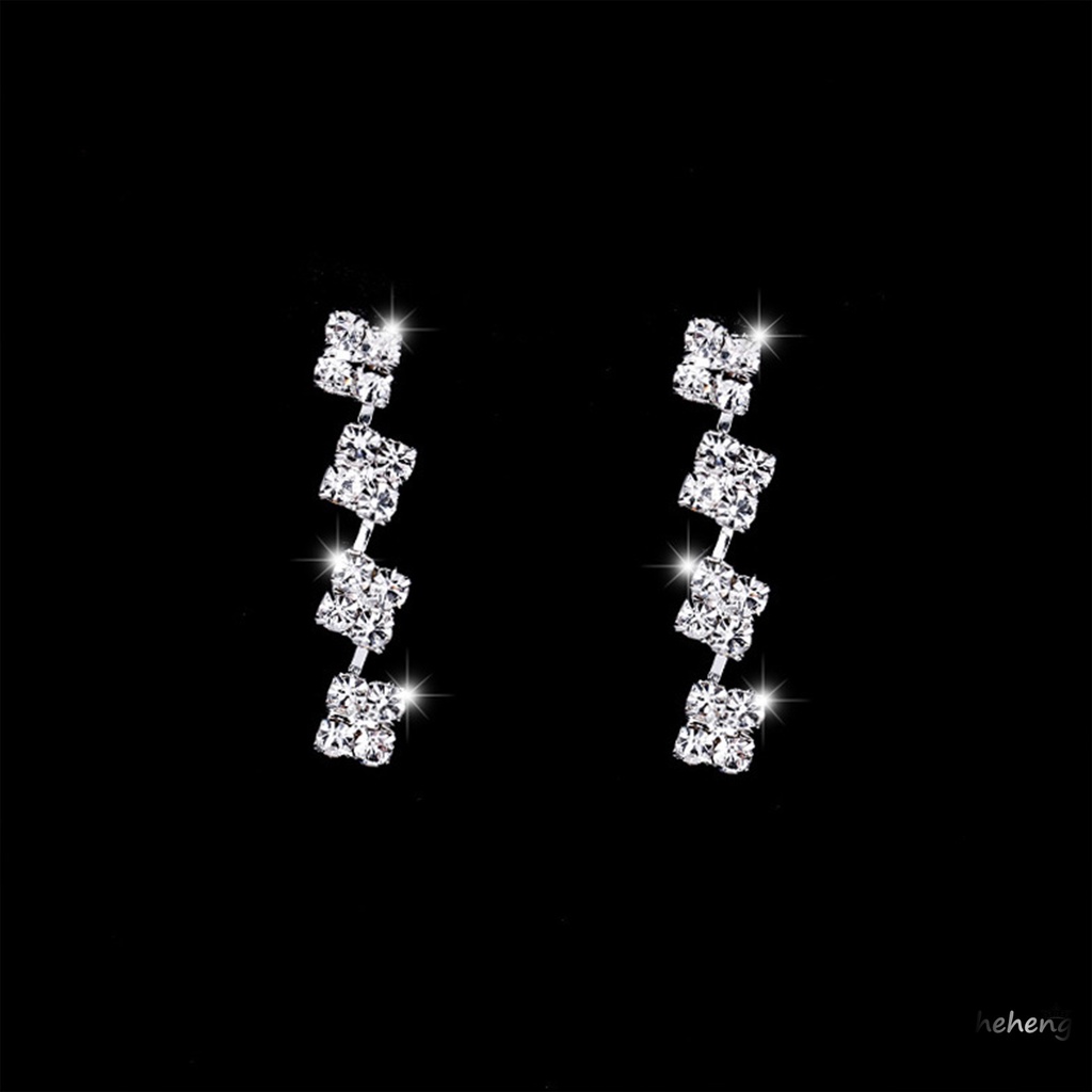 Bộ Dây ChuyềN + Bông Tai ĐíNh Đá LấP LáNh