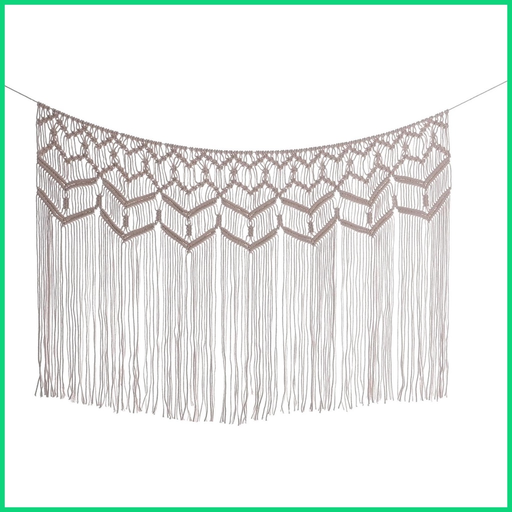 Thảm Dệt Dây Cotton Kích Thước Lớn Treo Tường Trang Trí Nhà Cửa Phong Cách Bohemian