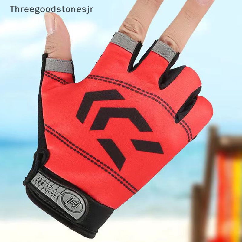 Găng Tay Hở Ngón Chống Trượt Thoáng Khí Cho Nam JR