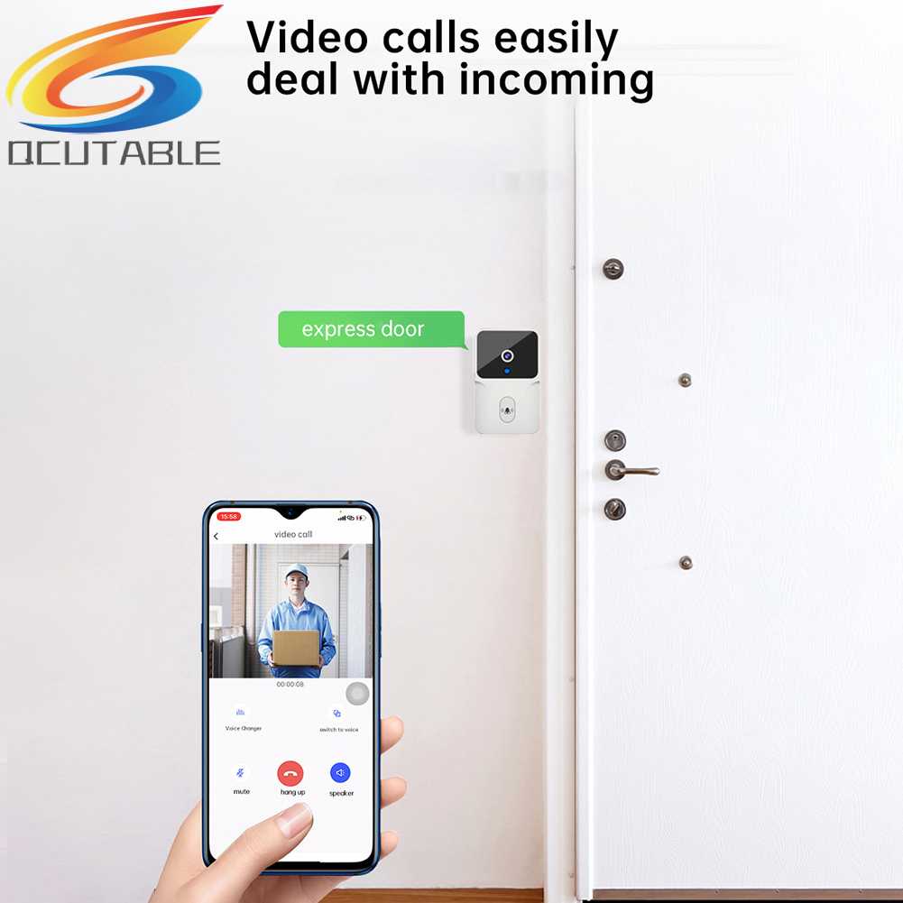 Chuông Cửa Thông Minh Tầm Nhìn Ban Đêm Kết Nối WIFI
