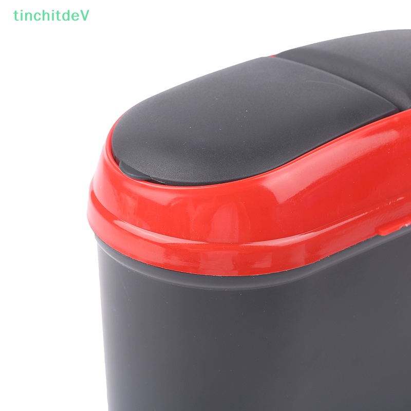 Thùng Rác Dạng Nhấn Hình Vuông Màu Đen Chống Bụi Cho Xe Hơi