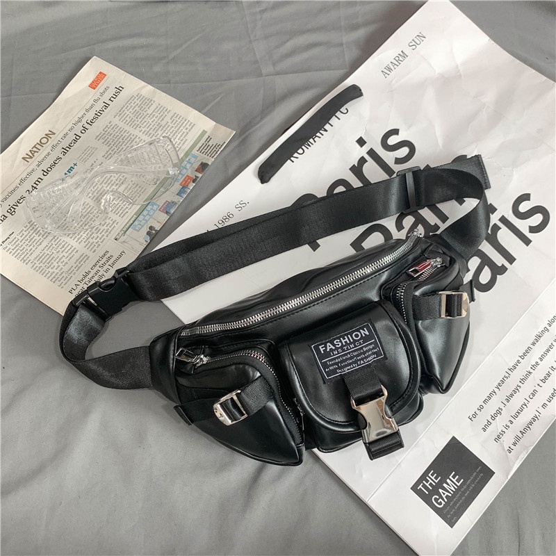 Túi Đeo Chéo Ngực Mềm Mại Phong Cách Thể Thao Hàn Quốc Cá Tính Cho Nữ