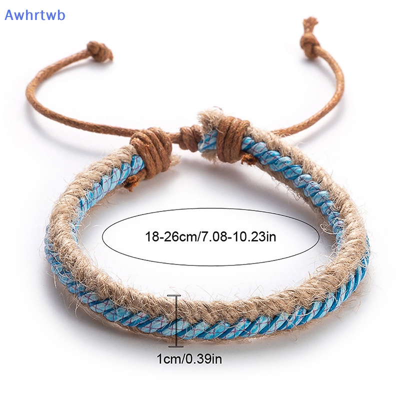 Vòng Tay Dây Bện Thủ Công Phong Cách Boho Thời Trang Cho Nam Nữ Mới